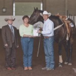 JEFF AND ARBITRATED AFTER A FUTURITY WIN.
