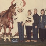 JEFF AND KAY RACK WON THE JUNIOR POLE BENDING AT THE 1989 QUARTERAMA SHOW