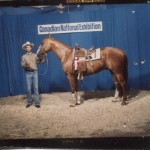 JEFF AND MERCURY MOOLAH AFTER THEIR WINNING RUN AT THE CANADIAN NATIONAL EXHIBITION